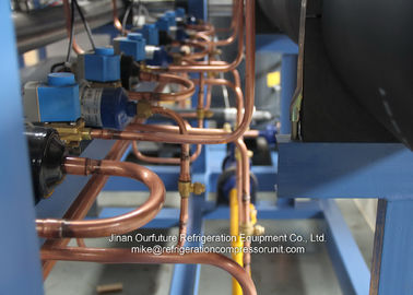 R404a Bitzer Merk Rak Kompresor Sekrup Tipe Paralel Untuk Ruang Dingin Kimia