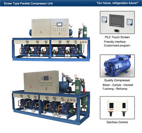 Carlyle Danfoss Fusheng Unit Kompresor Ruangan Dingin Unit 220V / 1P / 60Hz Blast Freezer