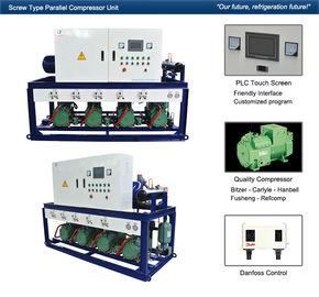 Carlyle Danfoss Fusheng Unit Kompresor Ruangan Dingin Unit 220V / 1P / 60Hz Blast Freezer