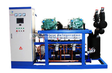 Unit Kompresor Sekrup Suhu Rendah Ruang Dingin Untuk -18 ℃ Ruang Dingin, R404a, Kompresor