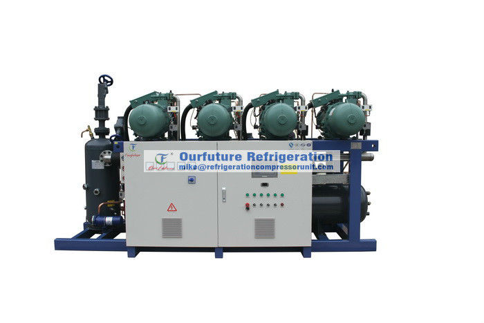 R407c Penggunaan penyimpanan dingin Kompresor pendingin Unit OBBL2-100M Untuk penggunaan precooling buah